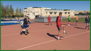 En el aro no me coges